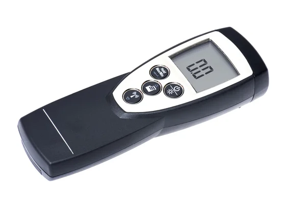 Digital termometer på vit — Stockfoto