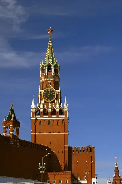 크렘린 시계탑 스톡 사진