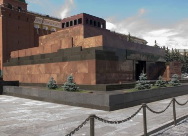 Lenin mausoleum clipart