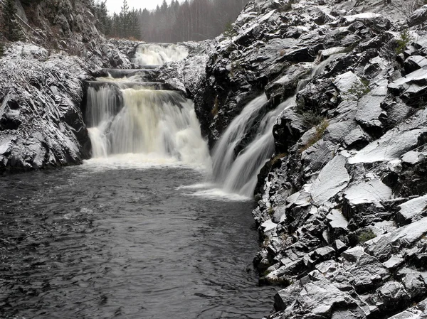冬の滝 — ストック写真