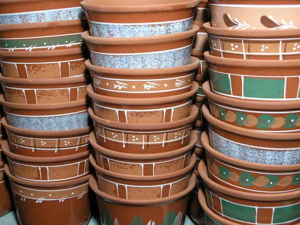 粘土の植木鉢 — ストック写真