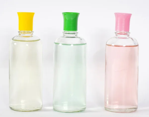 Botellas de vidrio cosmético — Foto de Stock