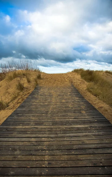 stock image Road leading to the sky