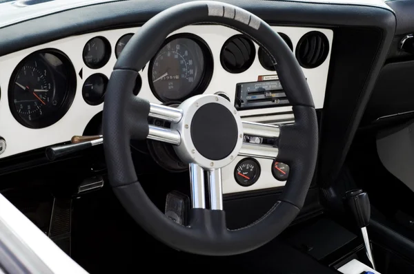Sport car interior — Zdjęcie stockowe