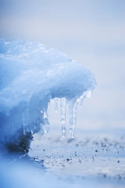Ледовый фон (мелкий DOF ) — стоковое фото