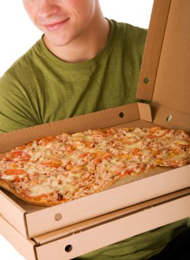 Pizza boy clipart