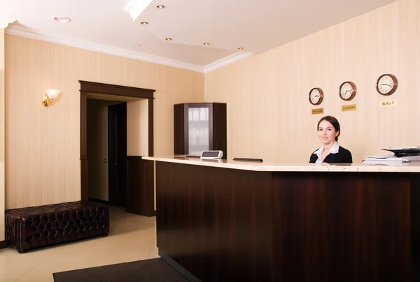 Hotel reception — Stock Photo, Image