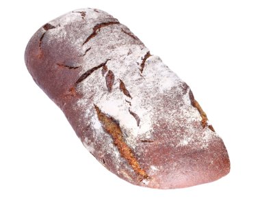 Dark bread isolated clipart
