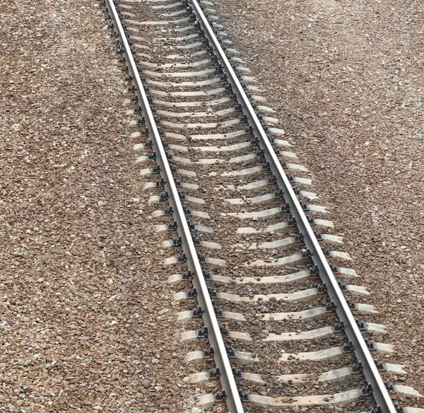 Järnväg på dagen — Stockfoto