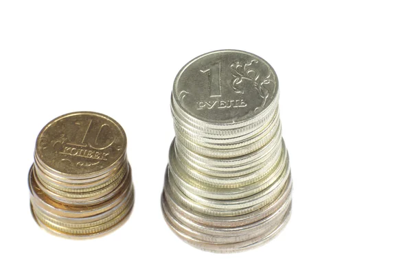 Pilha de moeda em branco — Fotografia de Stock