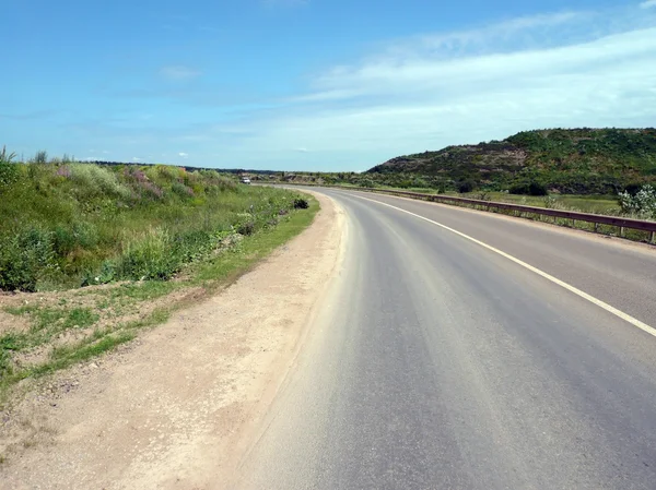 stock image Road and sky at day