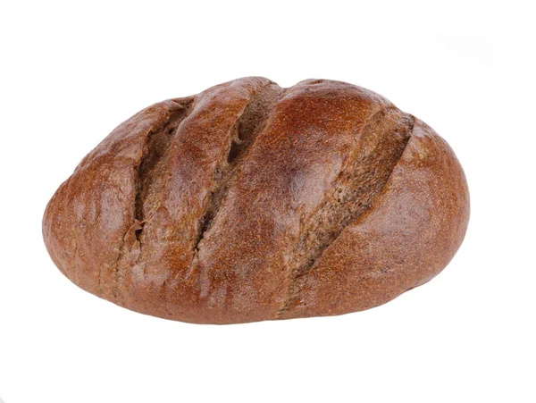 Ciemny chleb na na białym tle — Zdjęcie stockowe