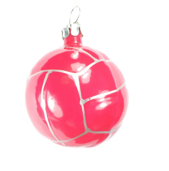 Jedna vánoční firtree hračka míč — Stock fotografie