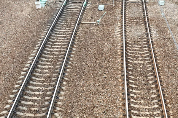 Järnväg på dagen — Stockfoto