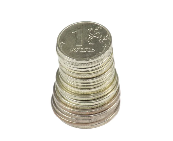 Стек монет — стоковое фото
