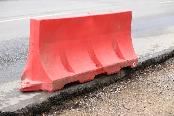 stock image Restrictive block on road