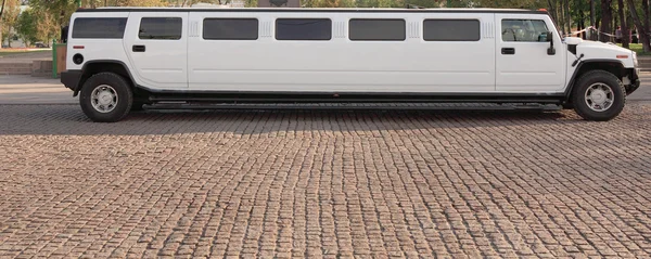 stock image Wedding limousine