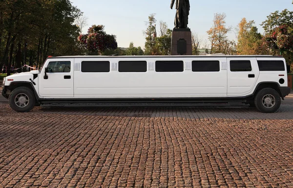 Свадебный лимузин — стоковое фото