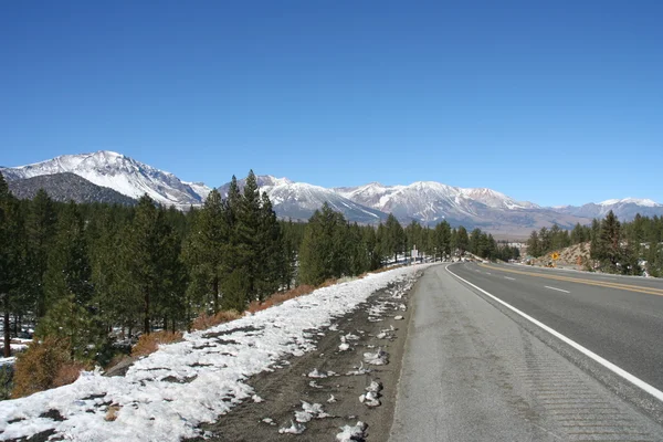 Empty road Sierra Nevada — Stock Photo, Image