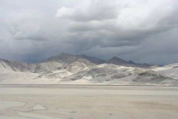 Písečné duny v západní Číně — Stock fotografie