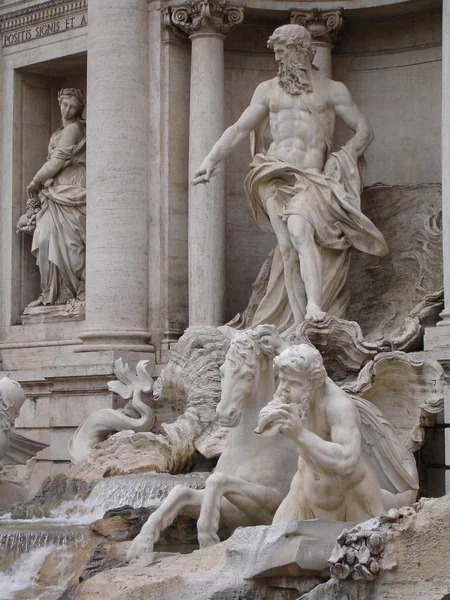 Fontana di Trevi Roma — Foto Stock