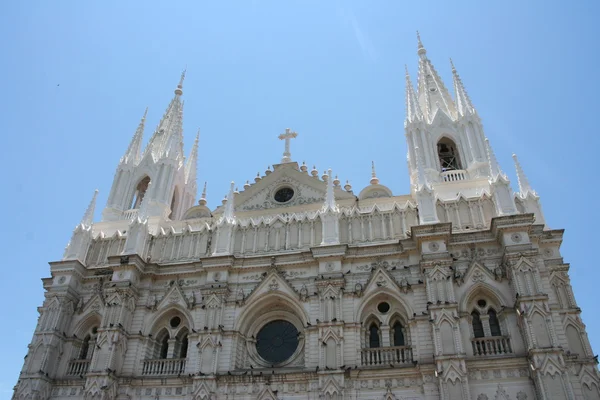 Stock image Bright white church in Central America