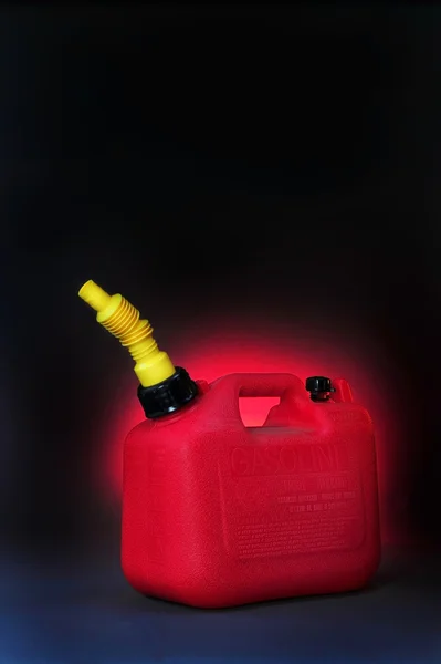 Tanica di gas rosso — Foto Stock