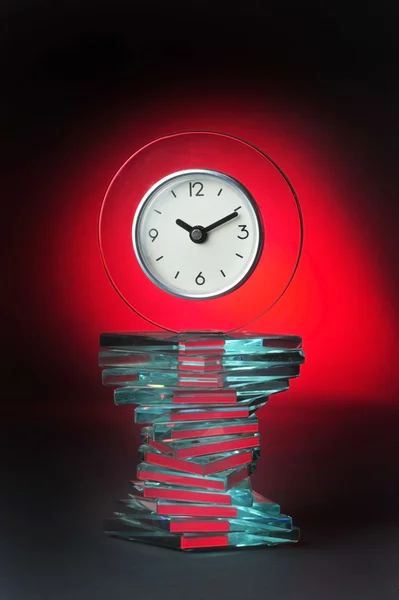 Horloge en verre — Photo