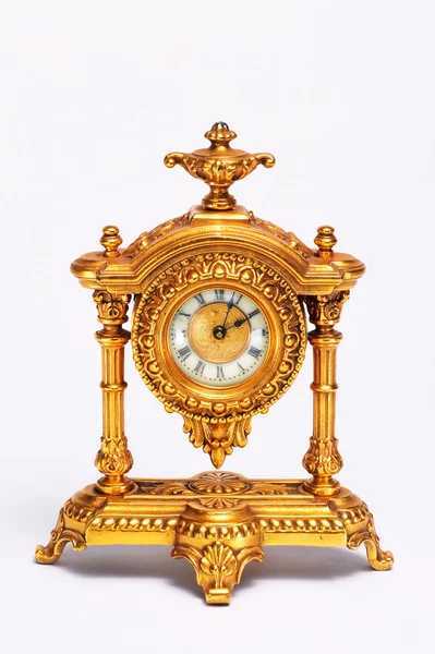 Relógio francês de ouro — Fotografia de Stock
