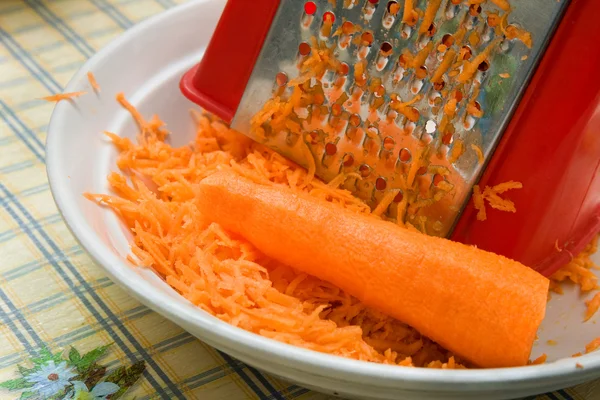 stock image Grated carrots