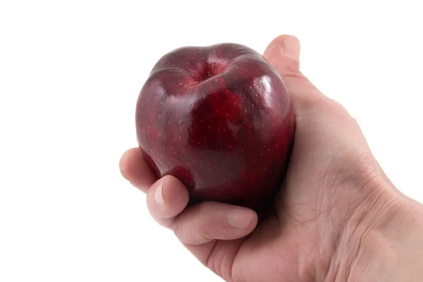 Mano con una mela — Foto Stock