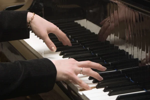 stock image Hands of the pianist