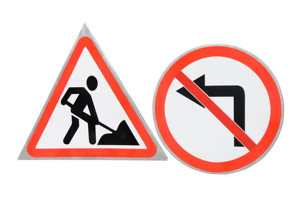 Signs on traffic — Stock Photo, Image