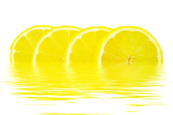 레몬의 조각 — 스톡 사진