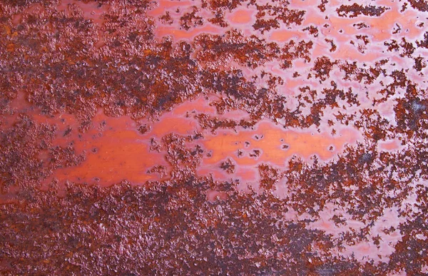 Rozsdás barna vas háttér textúra — Stock Fotó