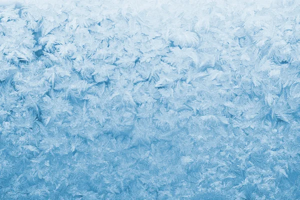 Hellblaues gefrorenes Glas — Stockfoto