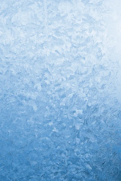 Světle modré zamrzlé sklo — Stock fotografie