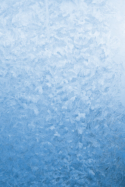 Light blue frozen glass