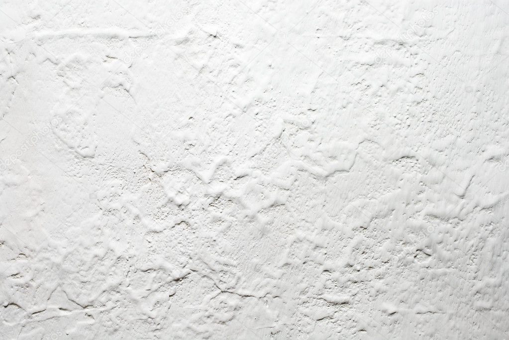 Old white swept wall