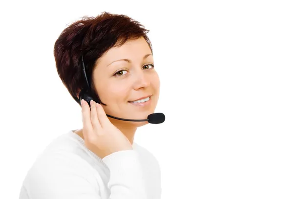 Young customer service worker — Stock Photo, Image