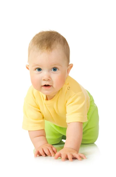 Sluipende kleine baby — Stockfoto