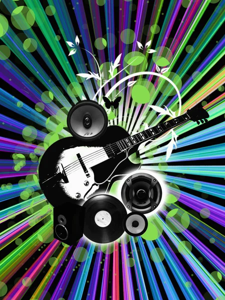 soyut müzik arkaplanı