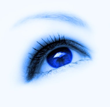 Blue eye clipart