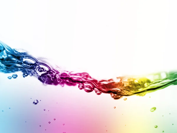 Colorful liquid in motion — Stock Photo, Image