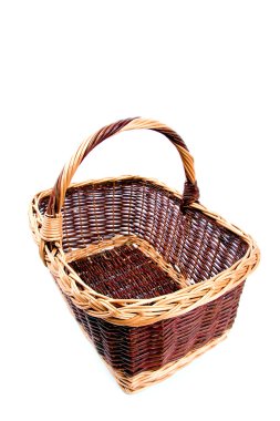 Basket of wicker clipart