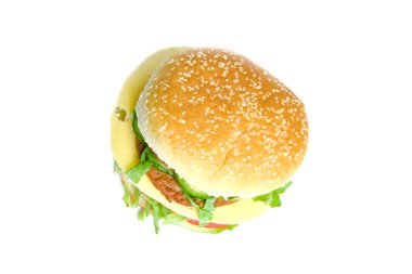 Çift hamburger