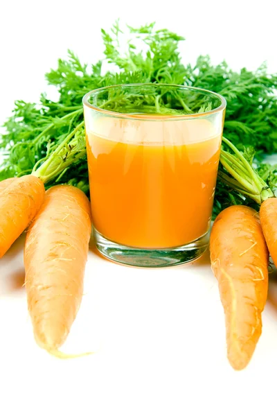 Zanahorias y jugo de naranja —  Fotos de Stock