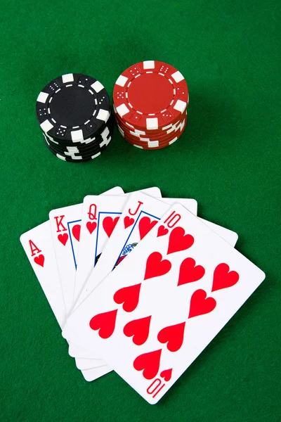 Poker düzenleme — Stok fotoğraf