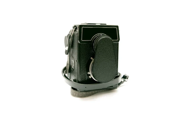 Alte Fotokamera isoliert auf weiß. — Stockfoto