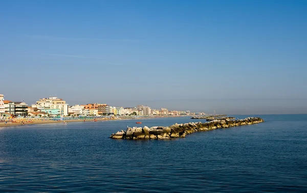 Adriatische kust landschap — Stockfoto